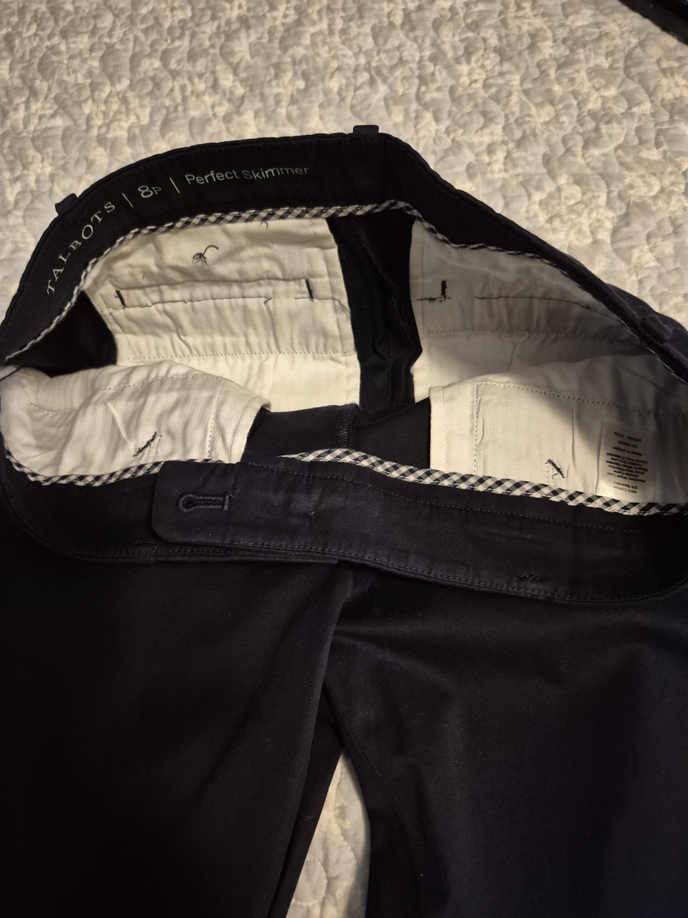 Talbots Black Perfect Skimmer Capris - Picture 4 of 8